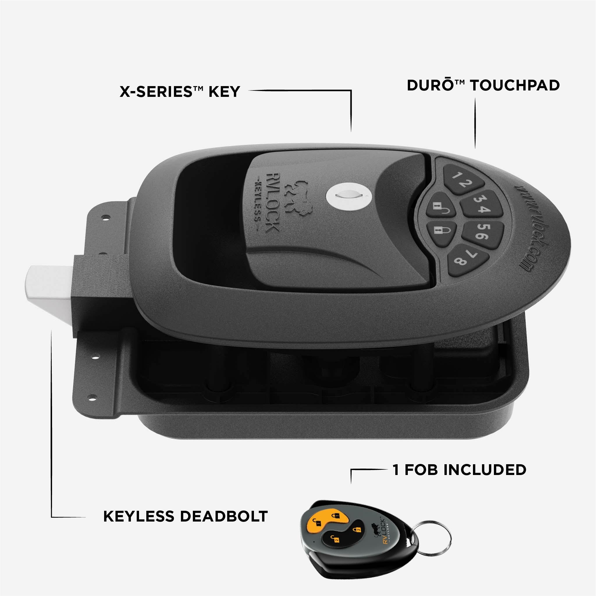 RVLock Keyless Baggage Handle - Open Box