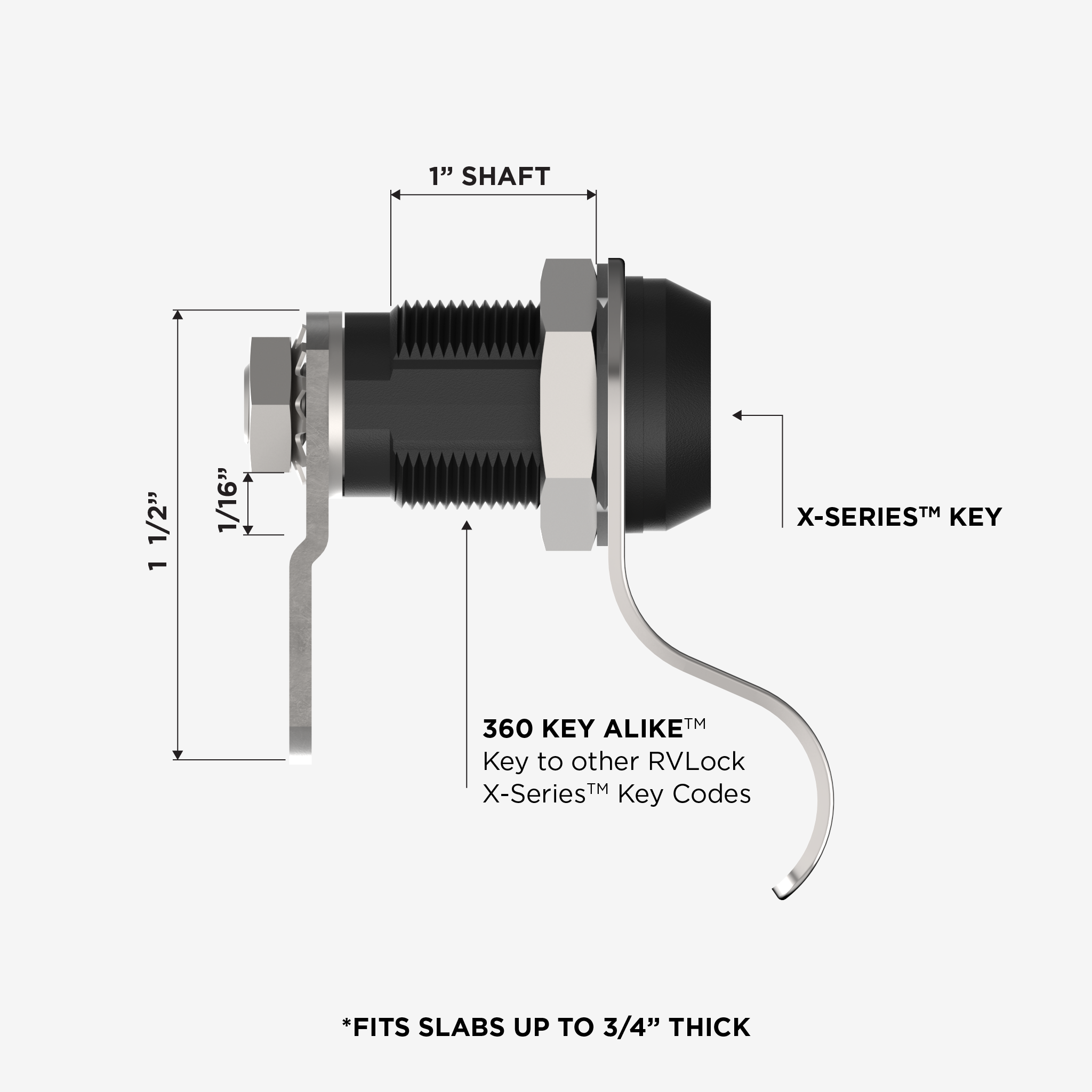 RVLock Key Latch